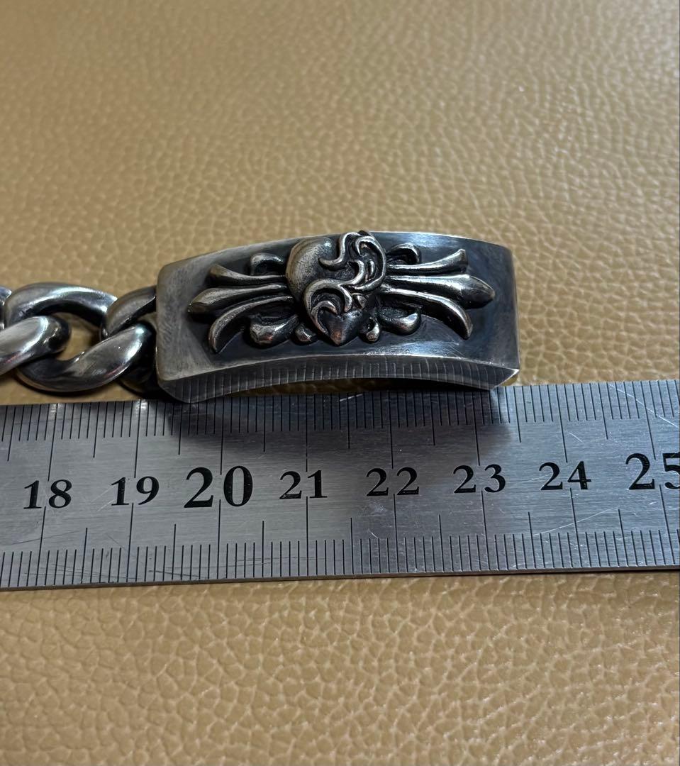 SILVER925ブレスレット925 刻印あり 重量132g 美品 極太