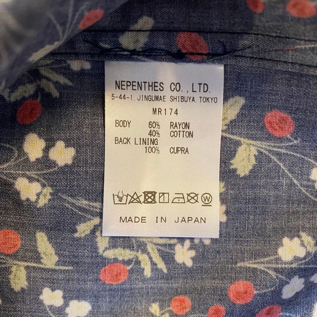 【美品】NEEDLES ワンナップカラーシャツ 花柄 ニードルス