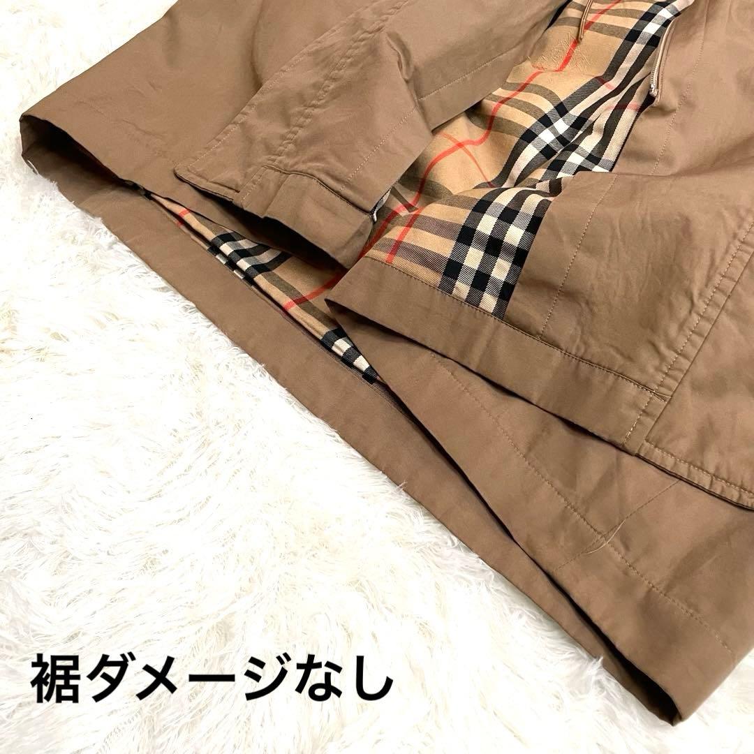 美品✨バーバリー ダウンライナー付モッズコート L ノバチェック C-TK83