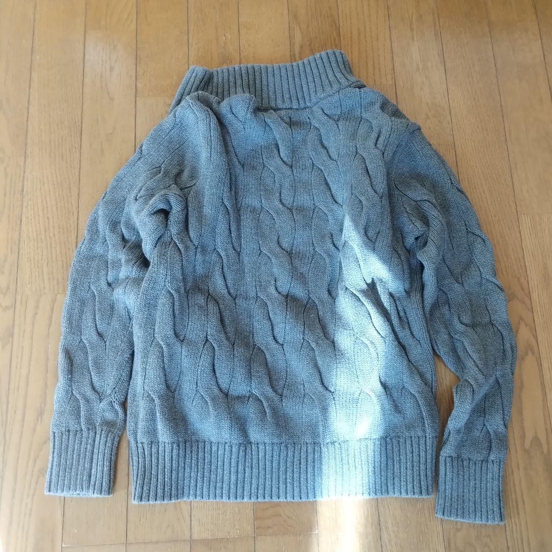 Polo Ralph Lauren グレー ケーブルニット M