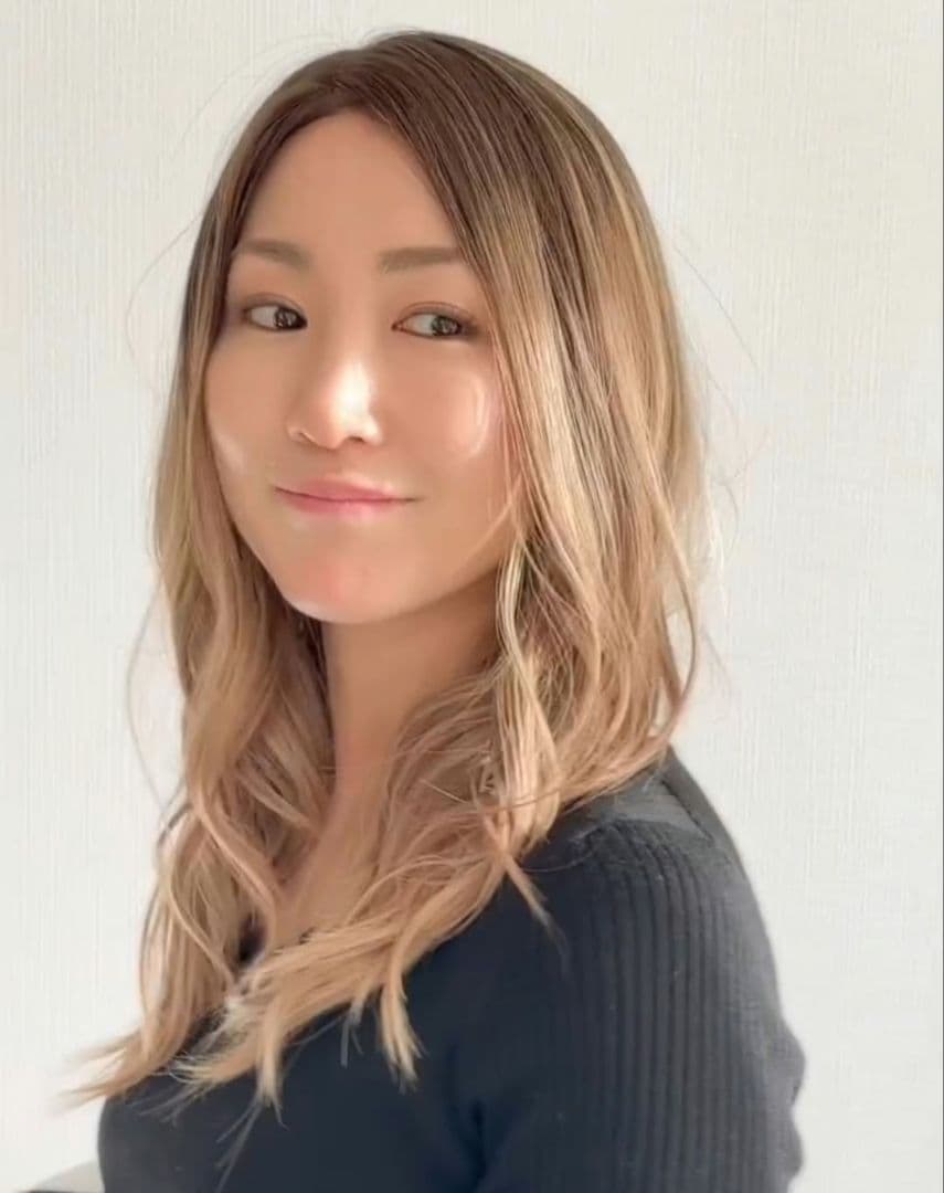 完売品⭐あまんだ50 グラデーションヘア フル 百合子ウィッグレミー人毛100%