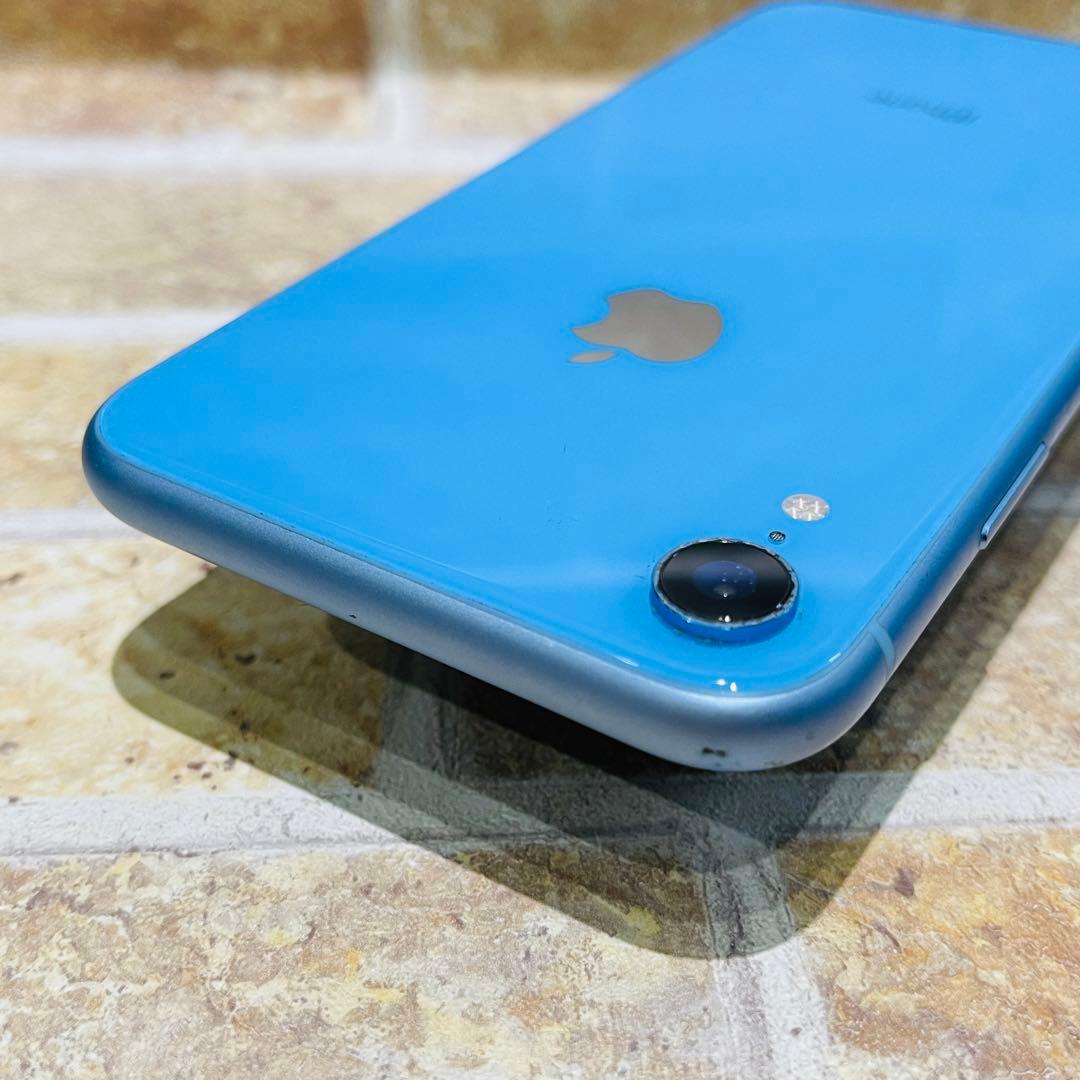 SIMフリー iPhoneXR 64GB ブルー 電池良好