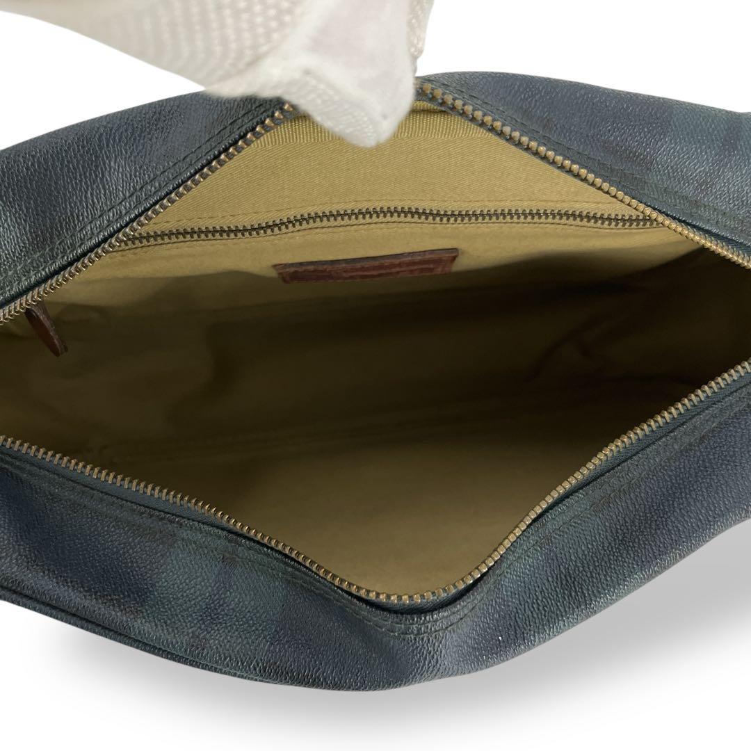 ポロラルフローレン　ブラックウォッチ　ショルダーバッグ　チェック柄　PVCレザー