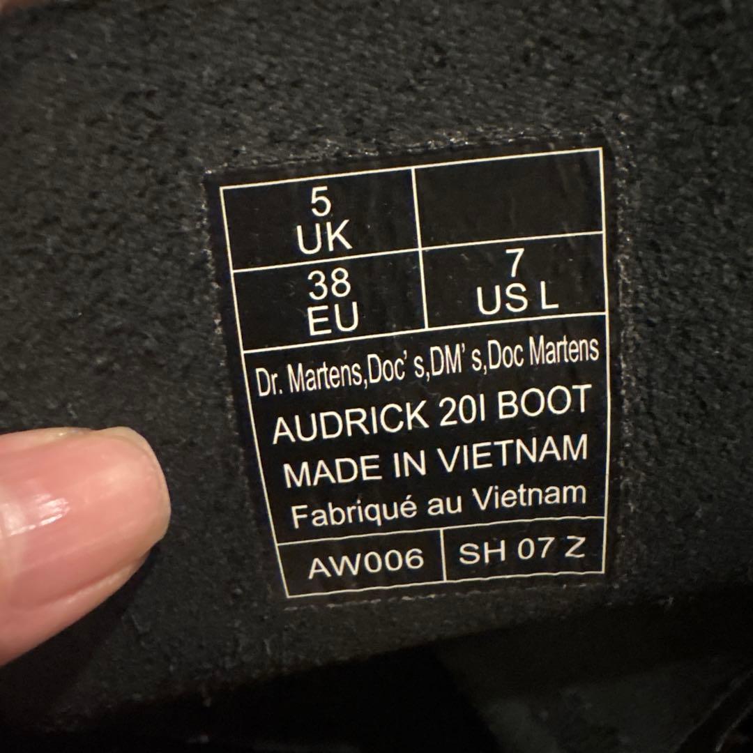 最終値下Dr. Martens AUDRICK 20I BOOT 5UK 厚底