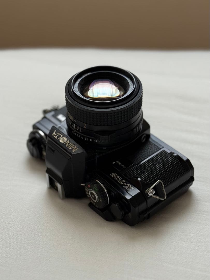 【ジャンク】MINOLTA X-700、MD 50mm F1.4
