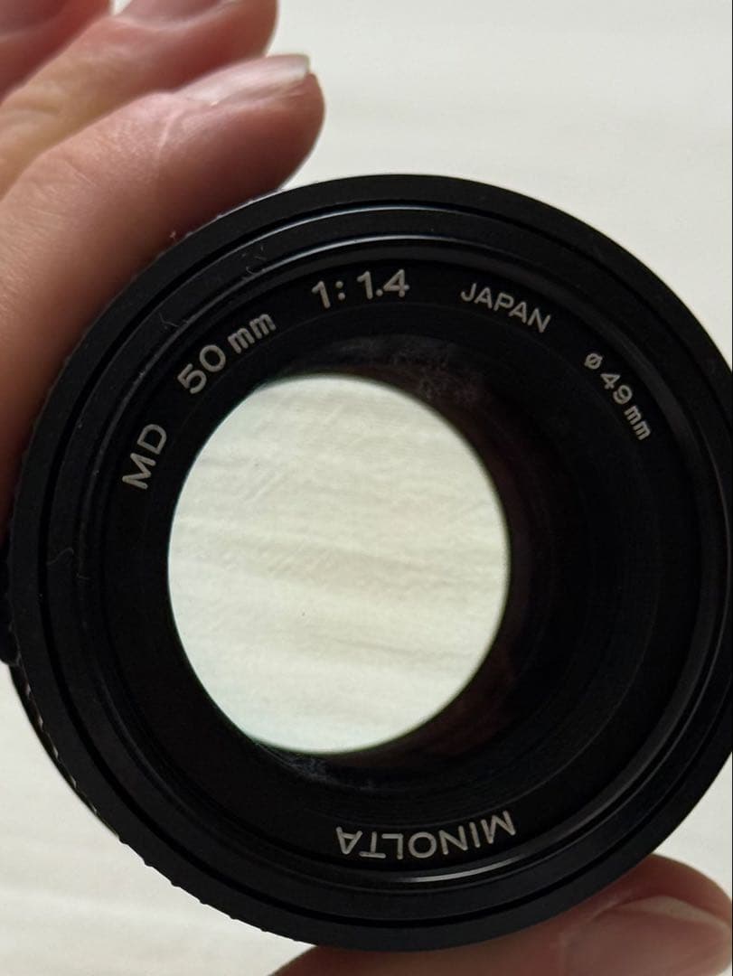 【ジャンク】MINOLTA X-700、MD 50mm F1.4
