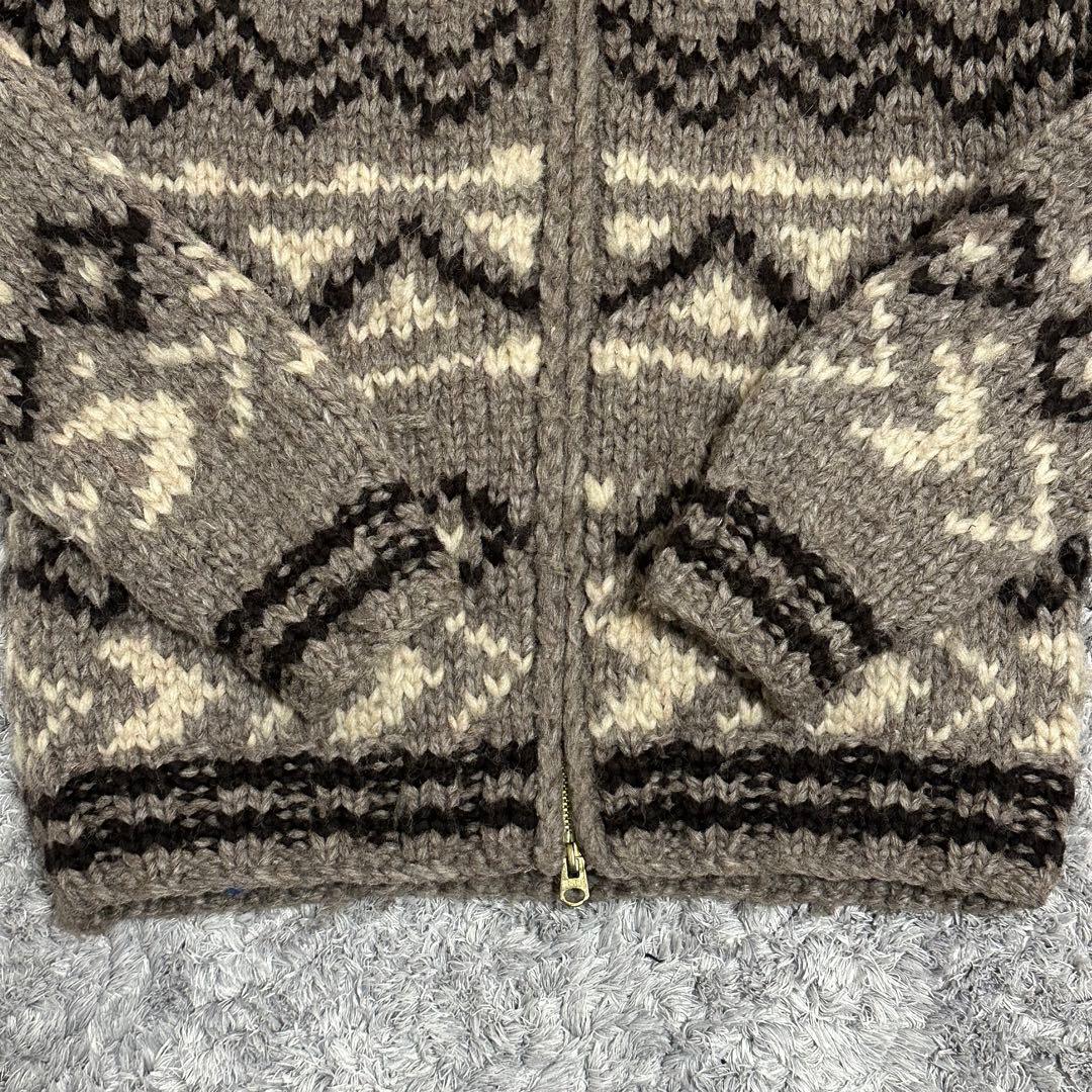 【超人気◎】KANATA　カウチンセーター　スノーフレーク　カナダ製　完売モデル