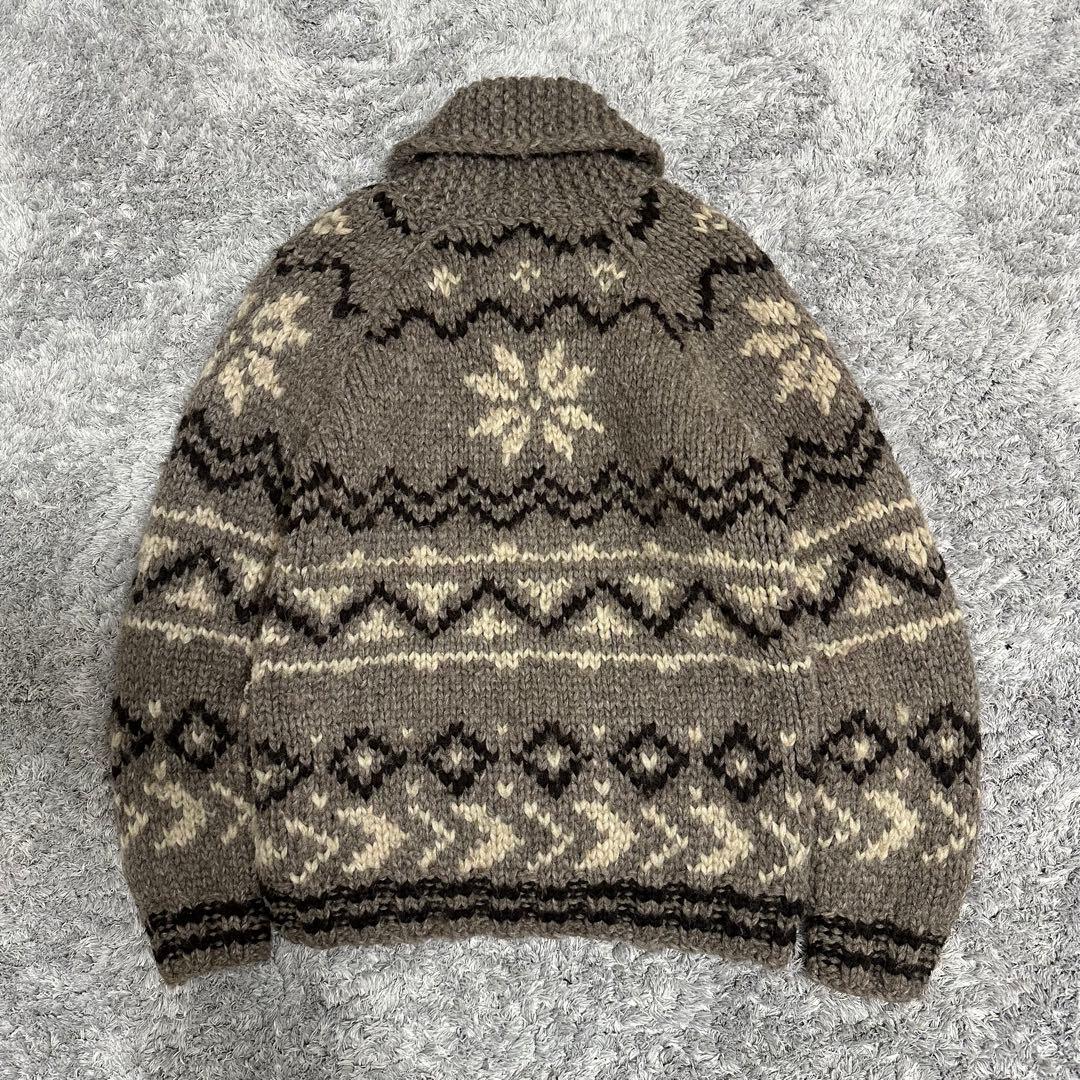 【超人気◎】KANATA　カウチンセーター　スノーフレーク　カナダ製　完売モデル