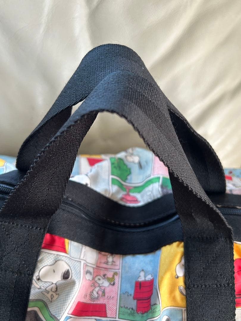 大容量　美品 2wayレスポートサックボストンバッグスヌーピーポーチ付き