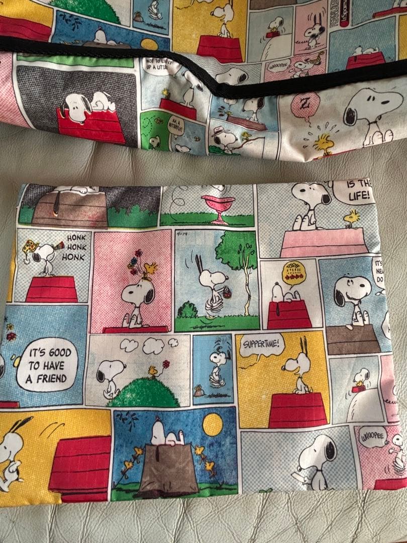 大容量　美品 2wayレスポートサックボストンバッグスヌーピーポーチ付き