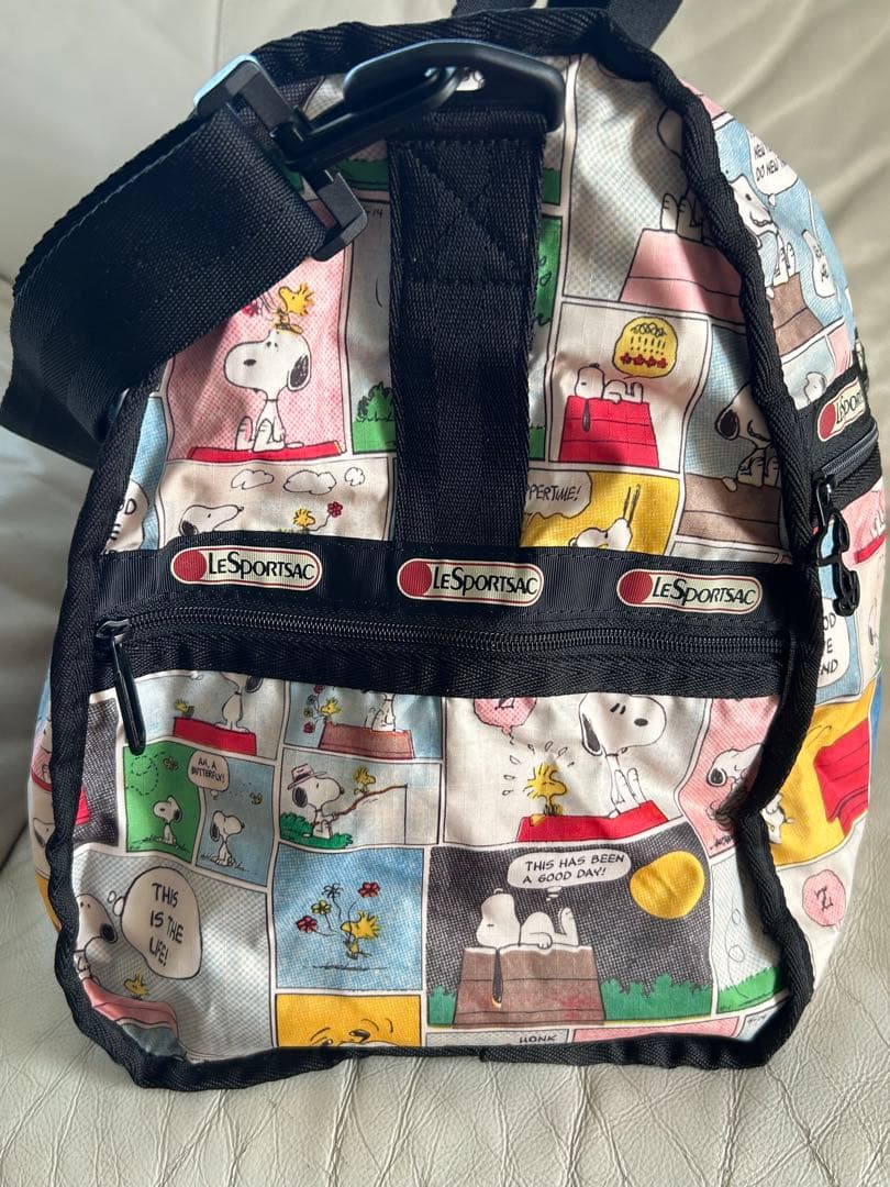 大容量　美品 2wayレスポートサックボストンバッグスヌーピーポーチ付き