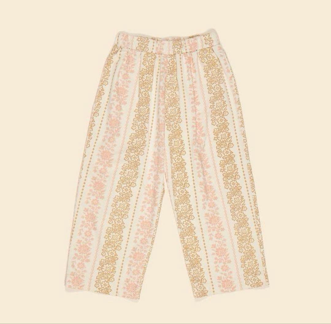 ボトムス Mila Trousers - Cabin Stripe Floral 2-3y