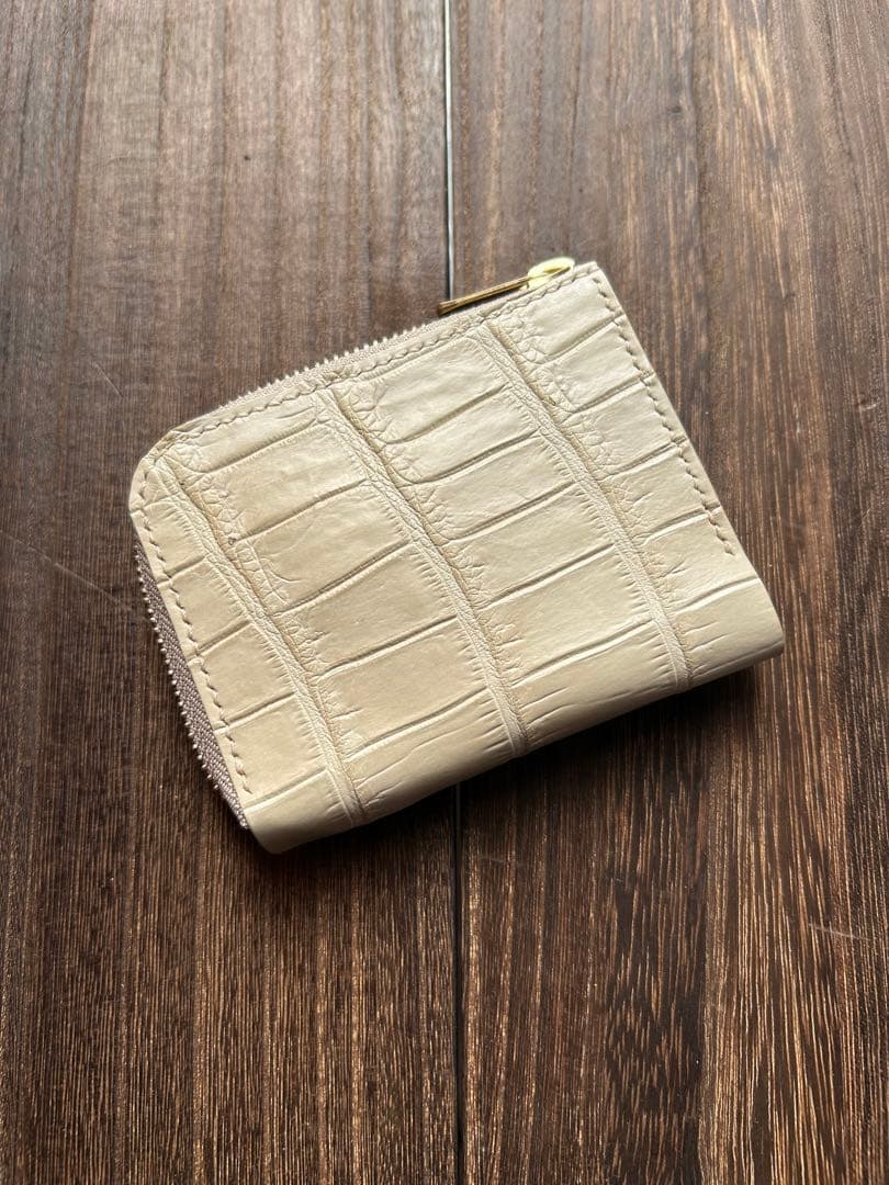 pizzaページ　クロコダイル財布