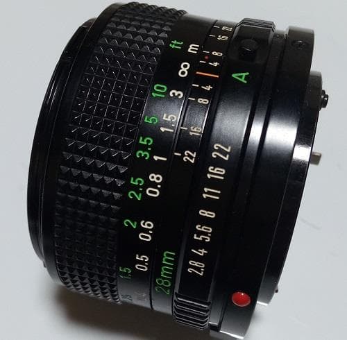 キャノンNEW FD 広角レンズをソニーミラーレスに使用　２８ＭＭ　Ｆ２．８