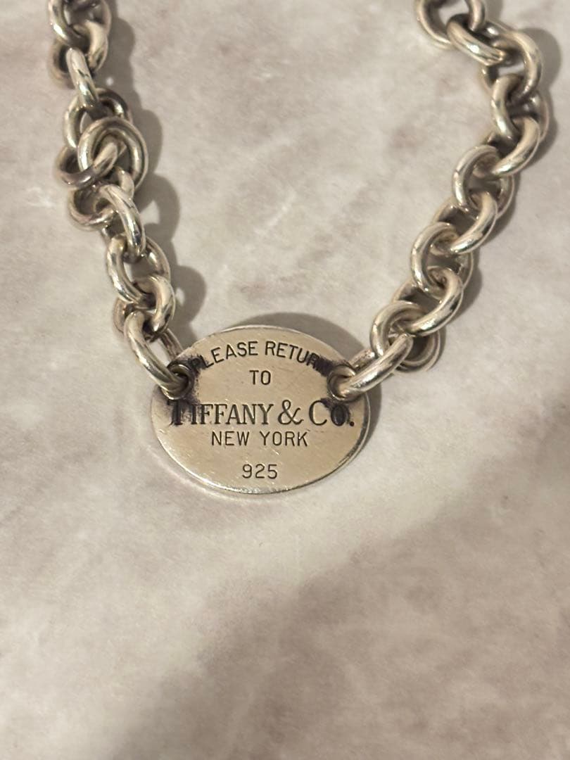 ※訳ありです。ティファニー リターントゥ オーバル ブレスレット SV925