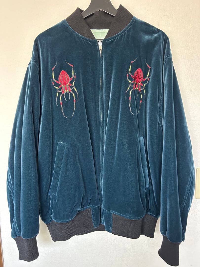 ワコマリア　ウルフズヘッド　ベルベット　ブルゾン　Mサイズ