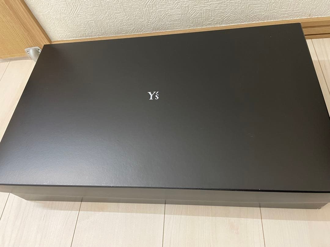 Y's バックル付きブラックレザー ロングブーツ　24.5〜25㎝　XL ワイズ