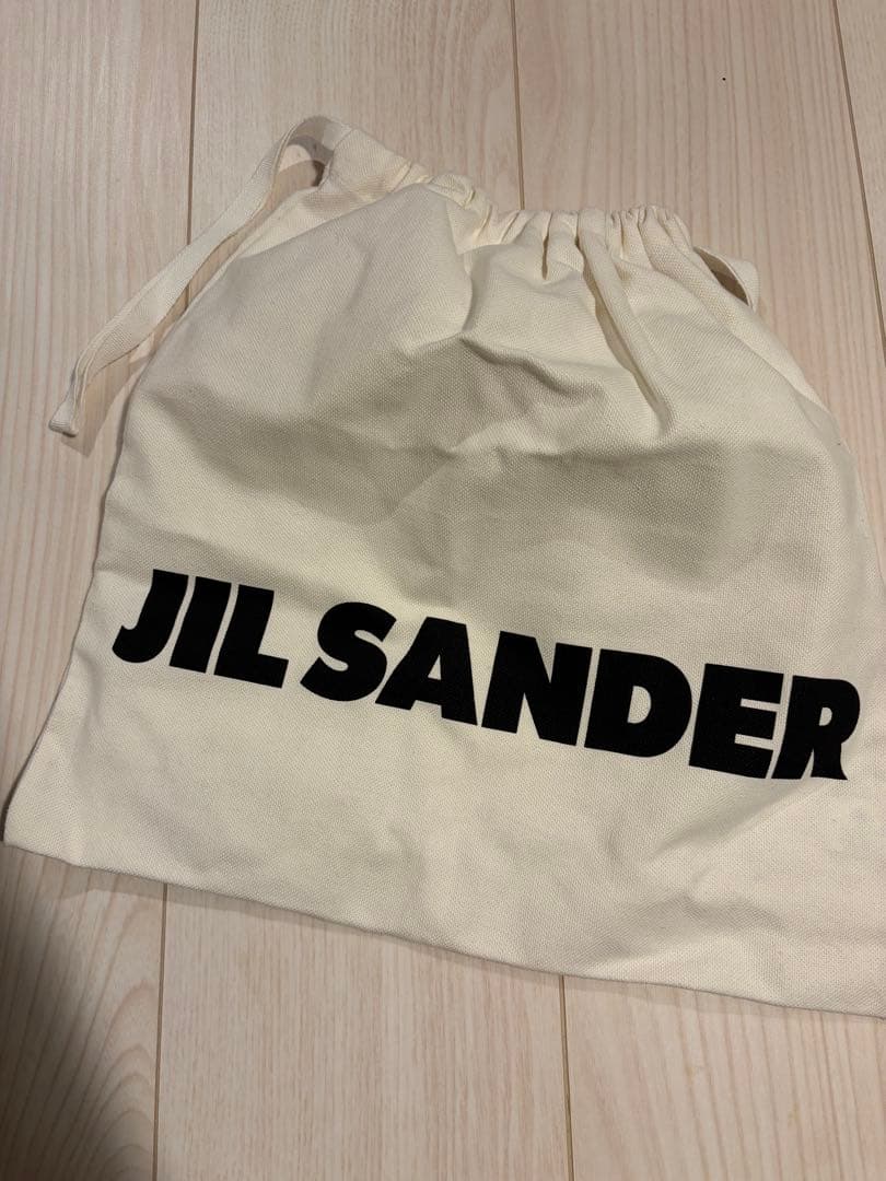 ジルサンダー クロスボディバッグ LID レザー　バーガンディー20241223