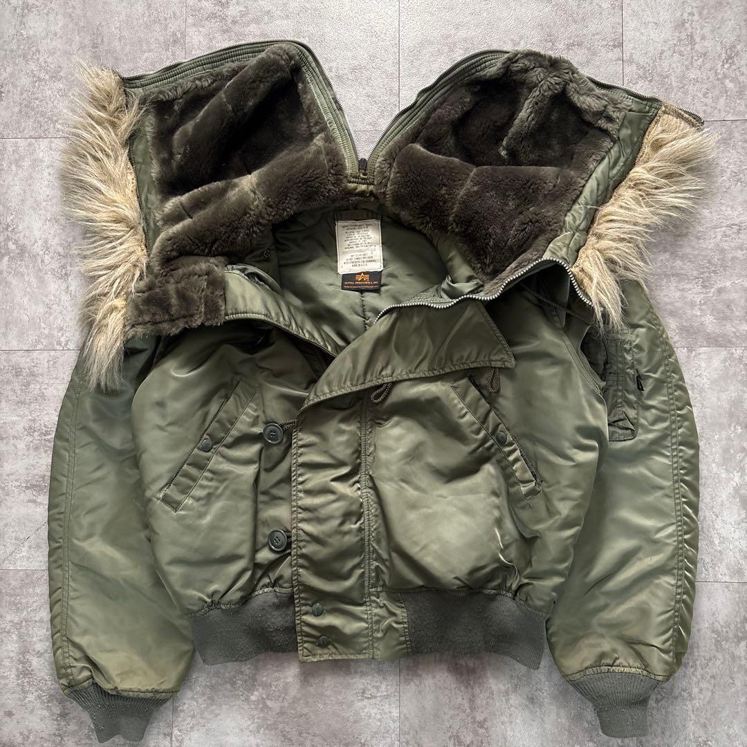 90s alpha n2b n-2b flight jacket USA製