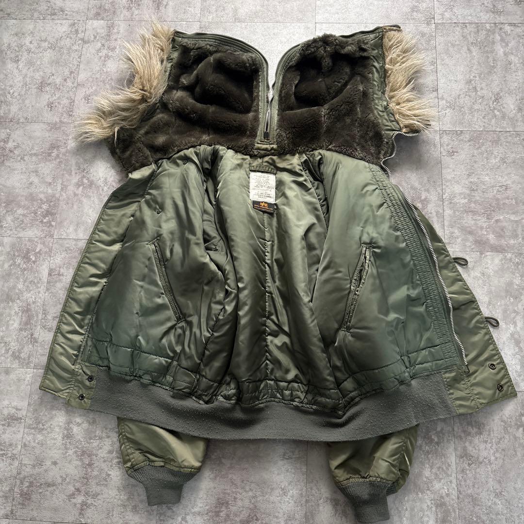 90s alpha n2b n-2b flight jacket USA製