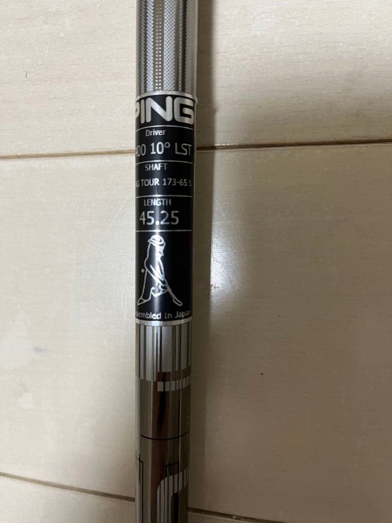 PING G400 ドライバー 10度　ping tourシャフト65s