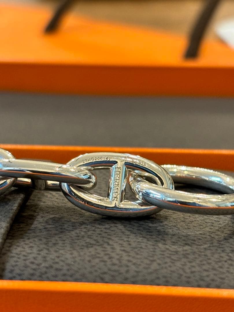 GM13コマ【保証書付き】 エルメス シェーヌダンクル HERMES