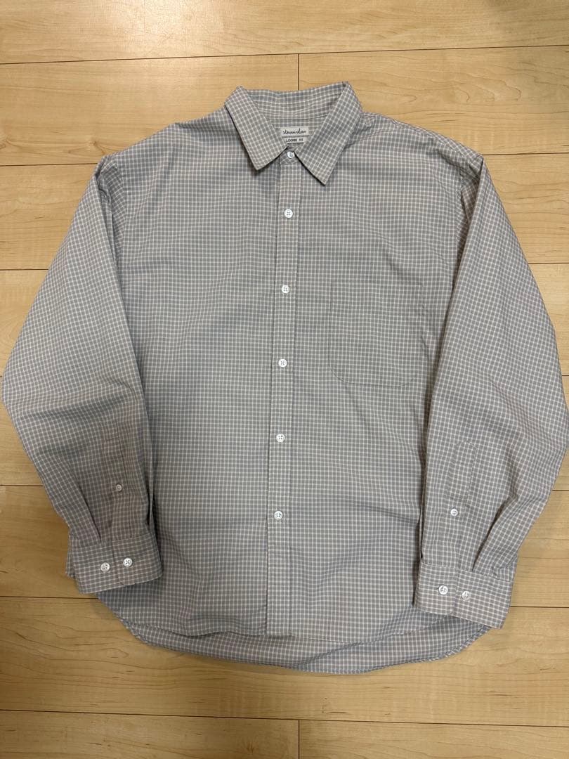 steven alan シャツ チェック 長袖シャツ