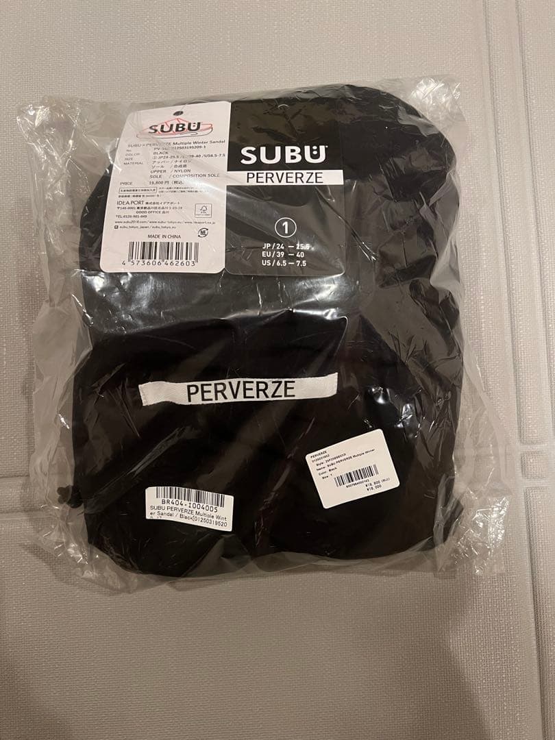SUBU PERVERZE Multiple Winter Sandal 新品