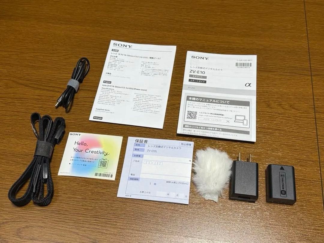 【ほぼ新品】SONY ZV-E10 デジタル一眼カメラVlogcam