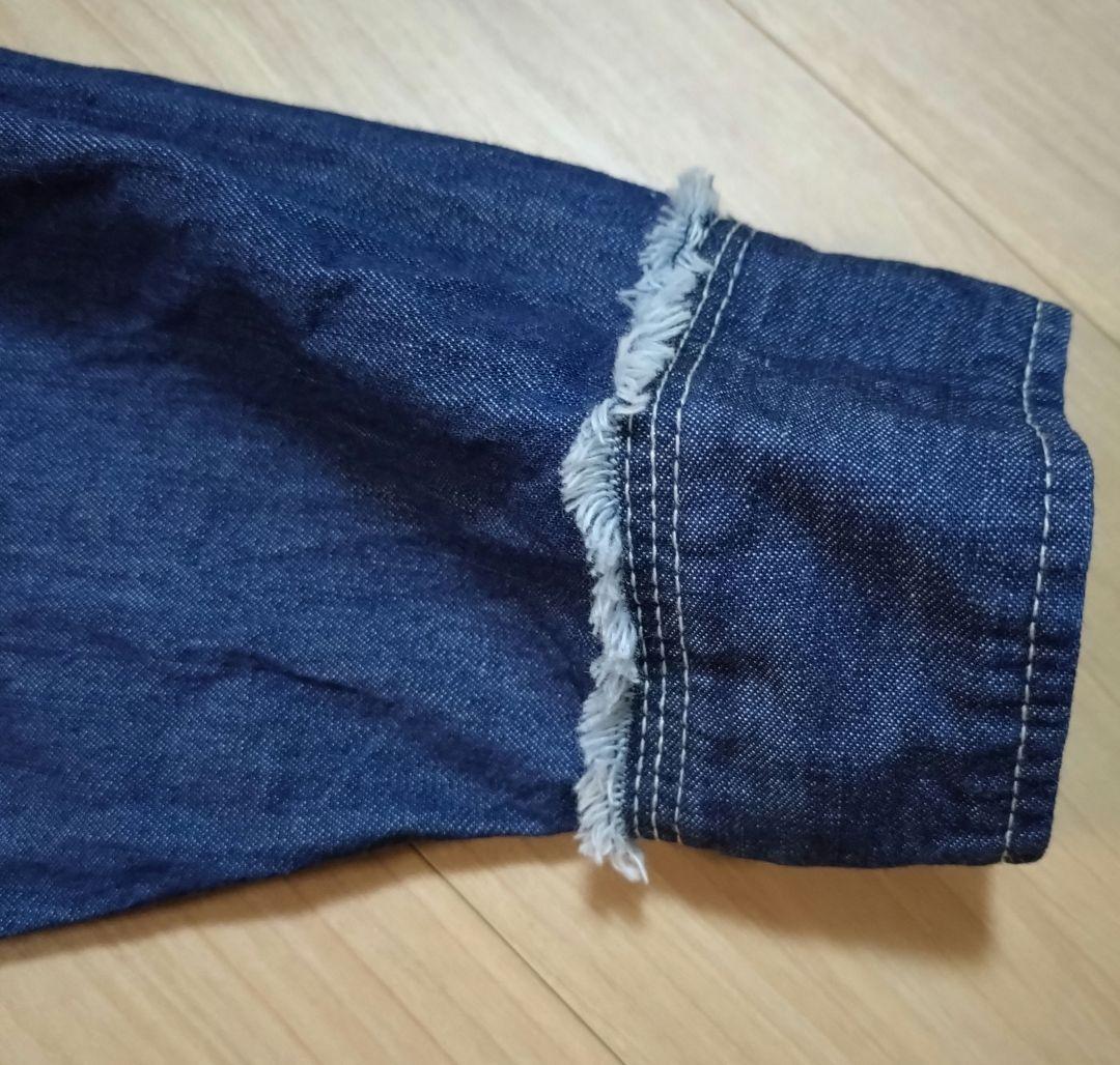 ポ*メ様 tumugu:ツムグ■ライトオンスデニムシャツ