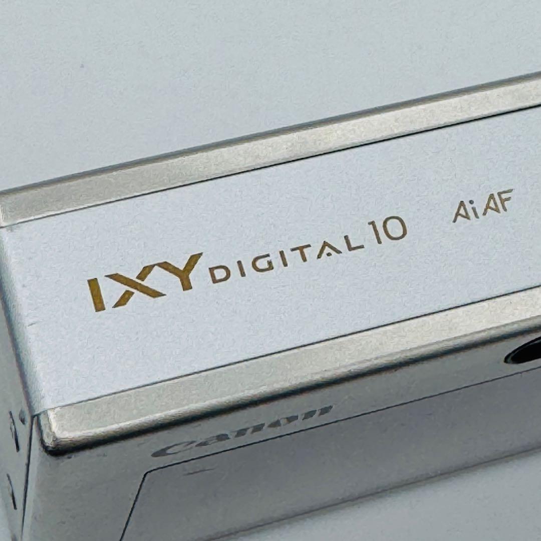 【動作確認済】Canon IXY DIGITAL10 シルバー オールドコンデジ