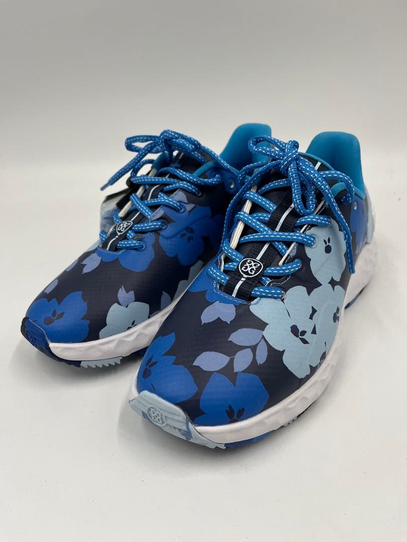 【新品未使用】G/FORE MG4+ ゴルフシューズ ブルーフローラル