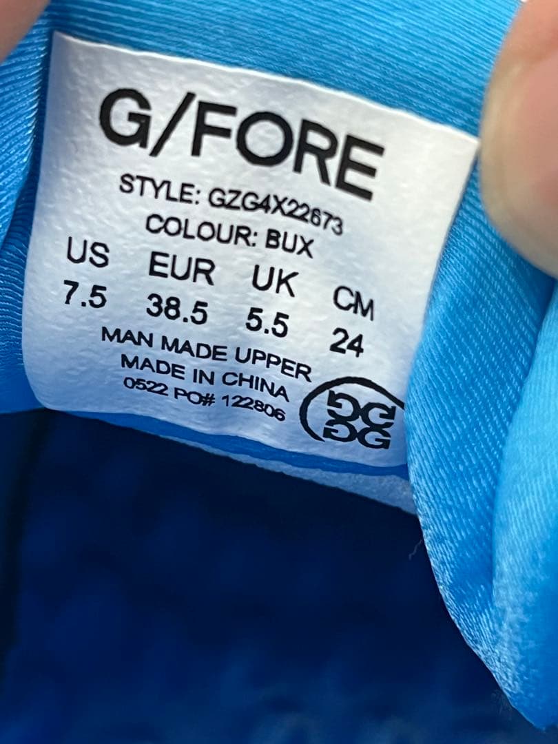 【新品未使用】G/FORE MG4+ ゴルフシューズ ブルーフローラル