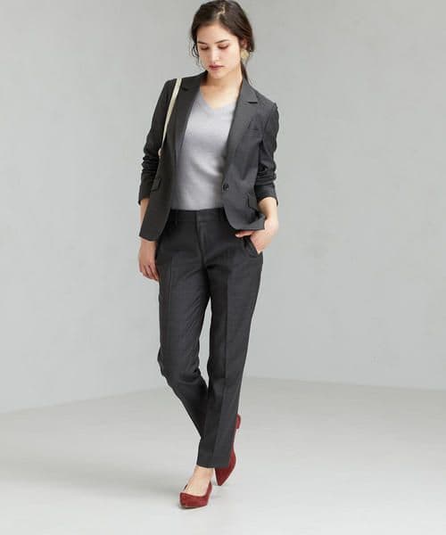 Bahariye テーラード ジャケット テーパードパンツ セットアップ