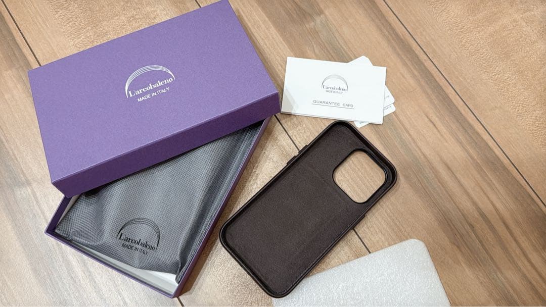 新品未使用ラルコバレーノ Larcobaleno iPhone14pro ケース