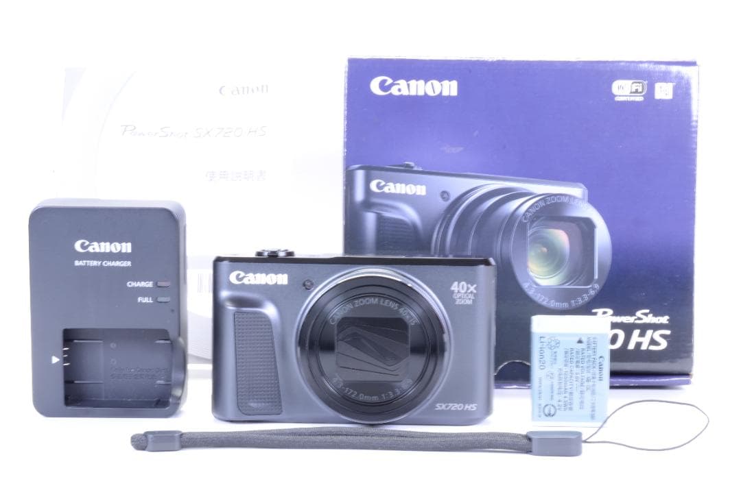 Canon PowerShot SX720 HS ブラック 動作確認済み　美品