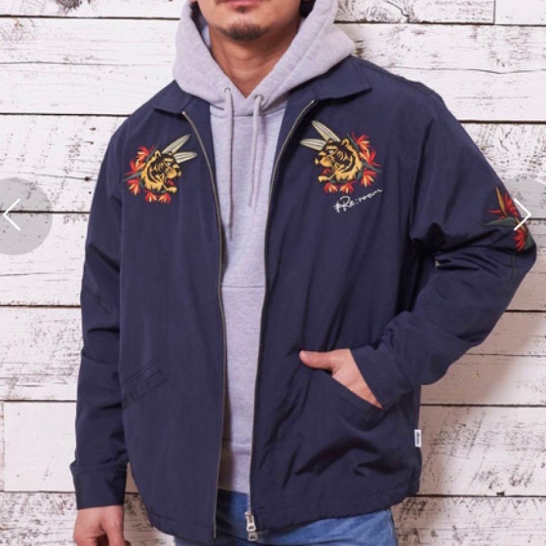 RE:ROOM タイガーエンブロイダリージャケット ベトジャン ネイビー