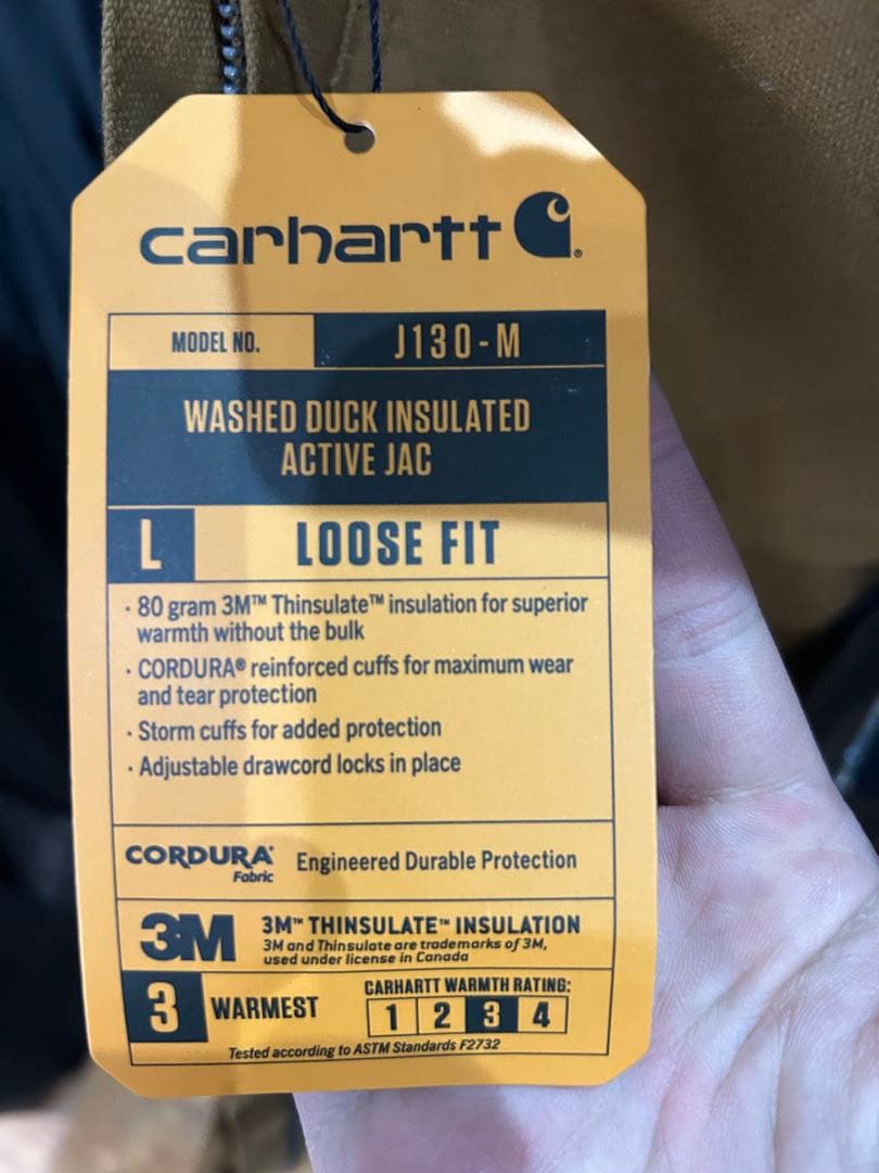 とみかわ Carhartt (カーハート) アクティブジャケット