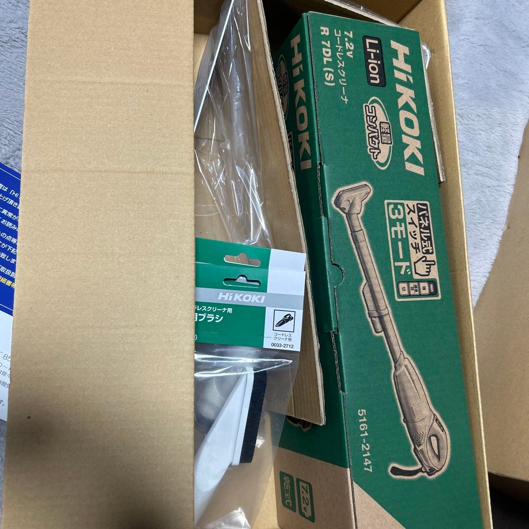 【新品未使用】HIKOKI コードレスクリーナR7DL(S)