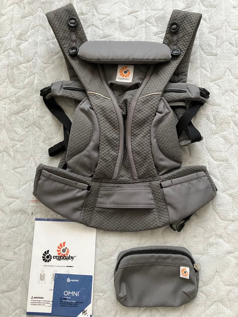ergobaby オムニブリーズ グラファイトグレー　抱っこ紐