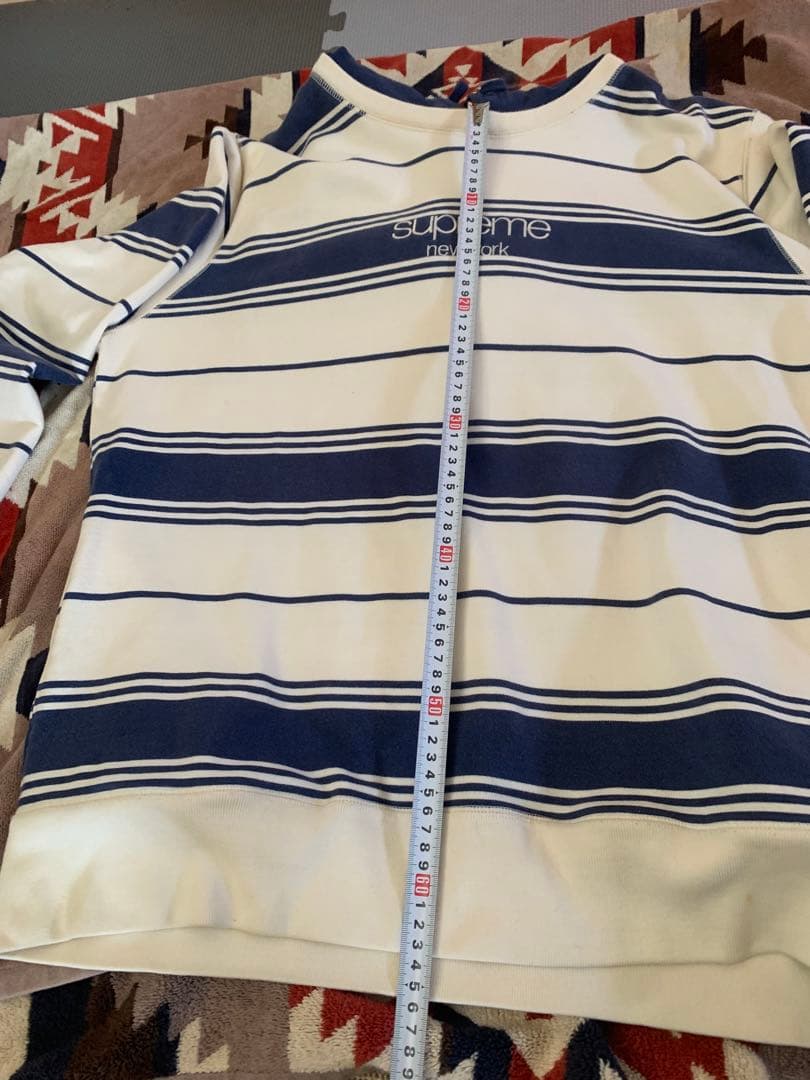 Supreme Lサイズ　白/青