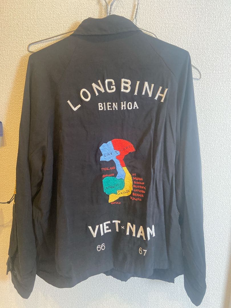 黒 スカジャン 虎 龍刺繍　ベトジャン　最終値下げ