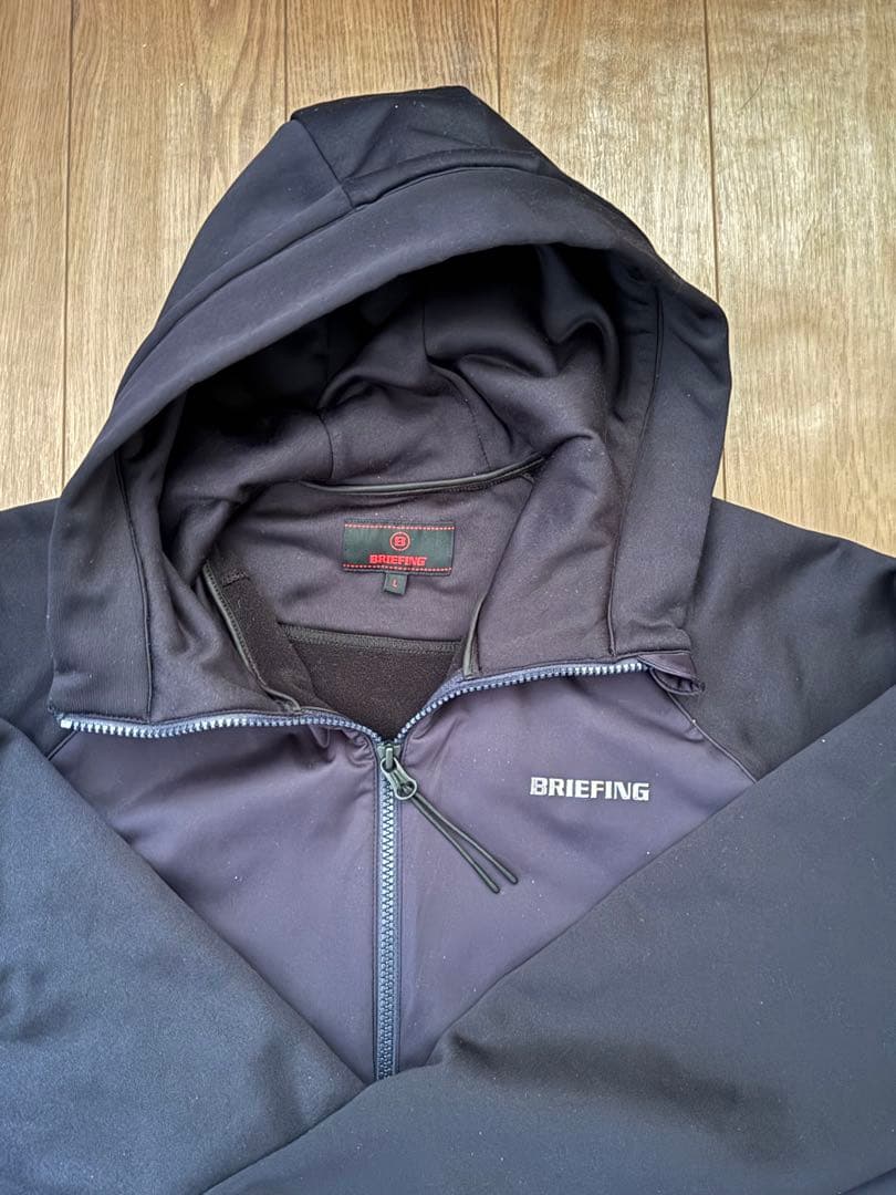 ブリーフィングBRIEFING POLARTEC ネイビー ポーラテックパーカー