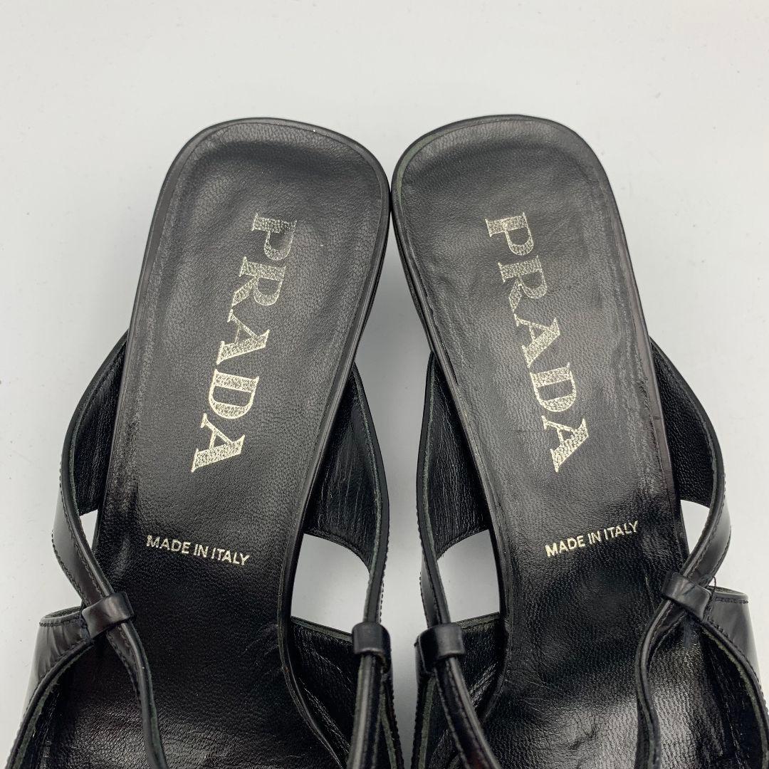 M633 プラダ ミュール 36 約23cm ブラック