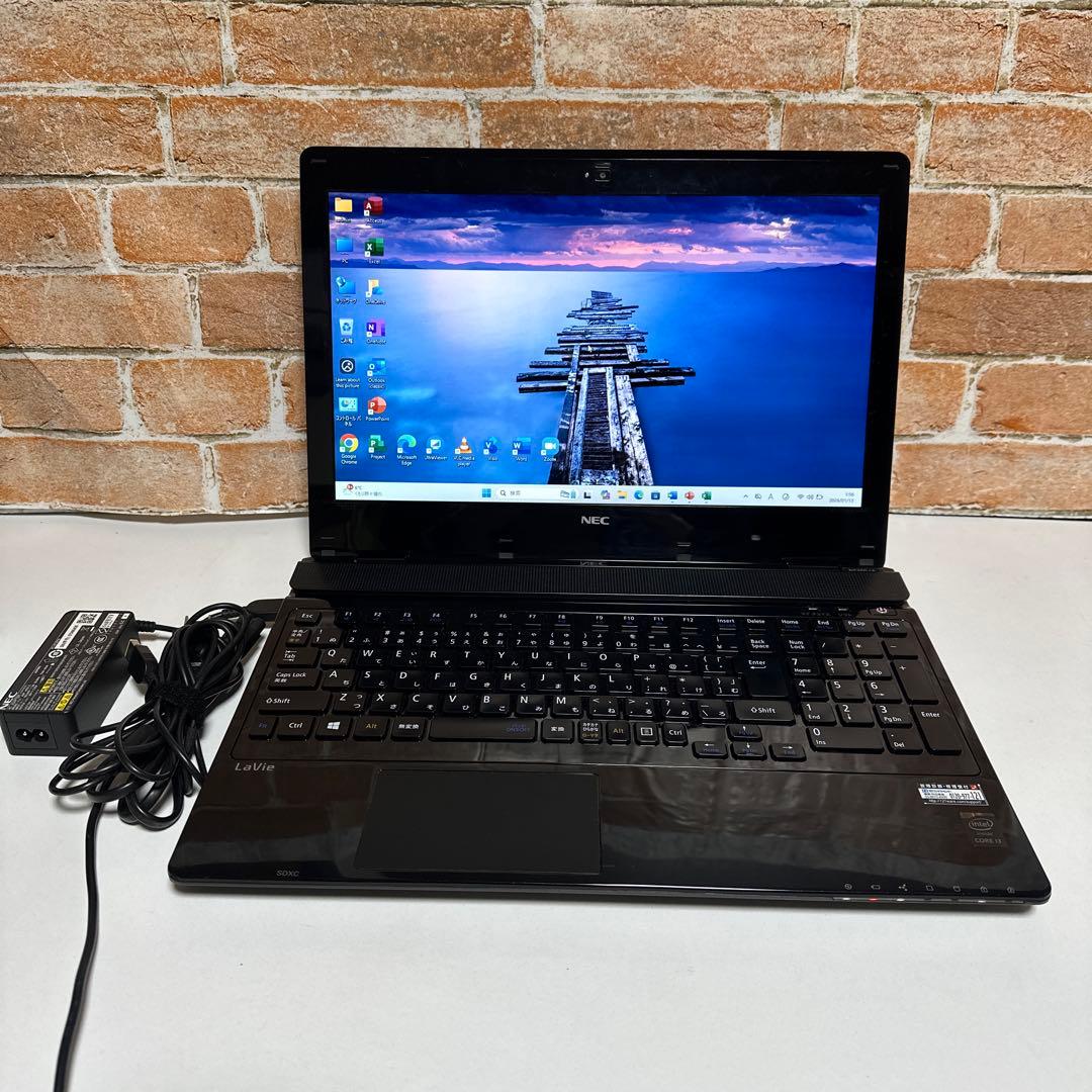 NECノート PC Webカメラ　高速起動SSDWindows11 オフィス付き