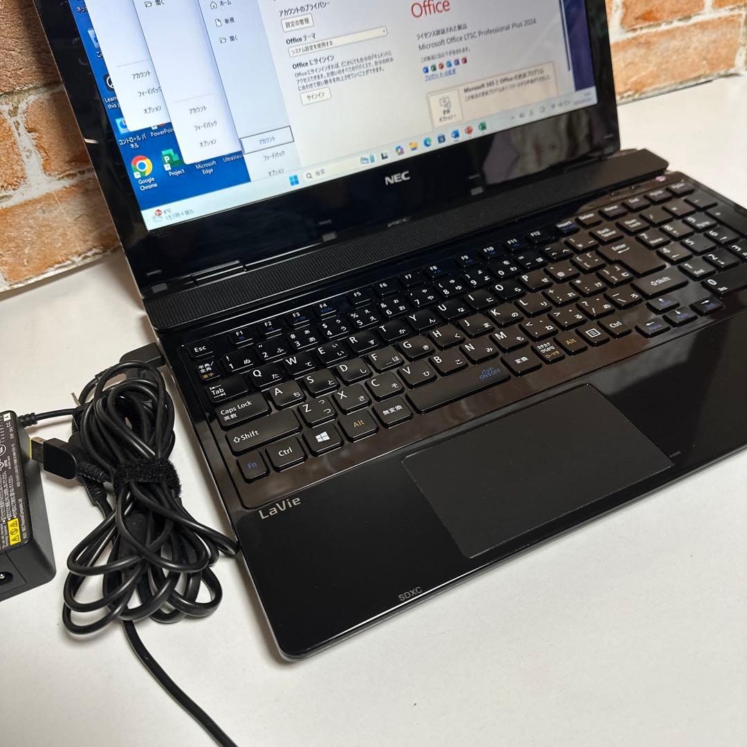 NECノート PC Webカメラ　高速起動SSDWindows11 オフィス付き