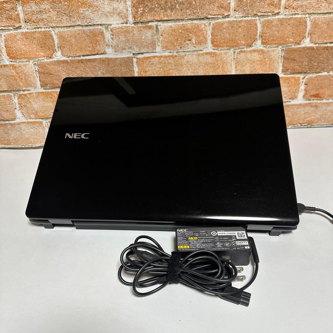 NECノート PC Webカメラ　高速起動SSDWindows11 オフィス付き