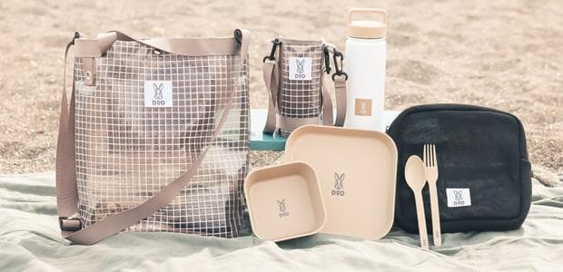 新品 DOD 夏の4点セット ステンレスボトル バッグ ホルダー テーブルウェア
