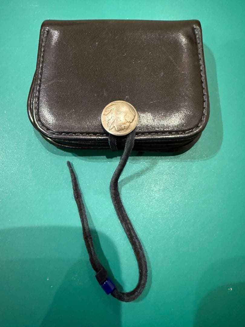 goro's 角型小銭入れ (黒)