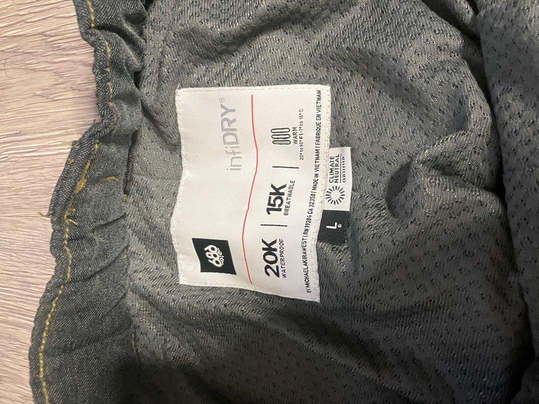 686 Dojo 23-24 L ブラックデニム 上下セット